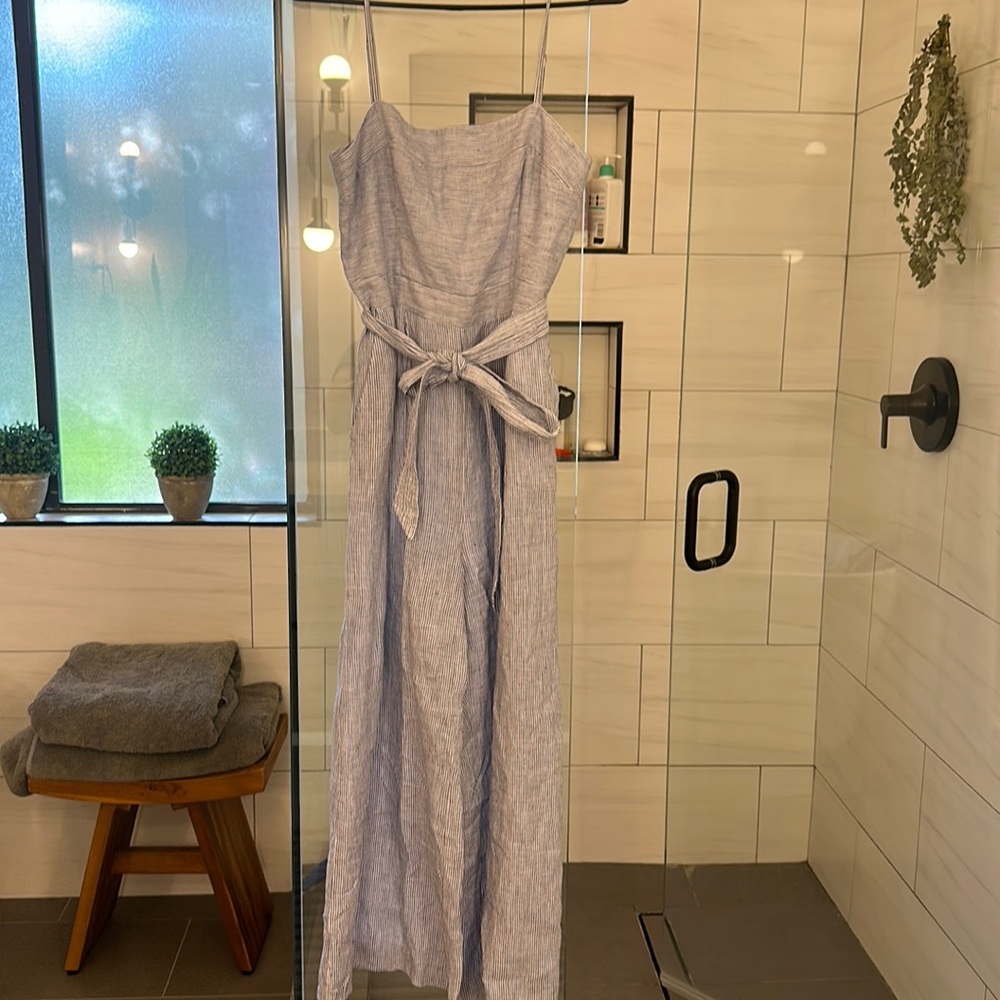JCrew linen jumpsuit